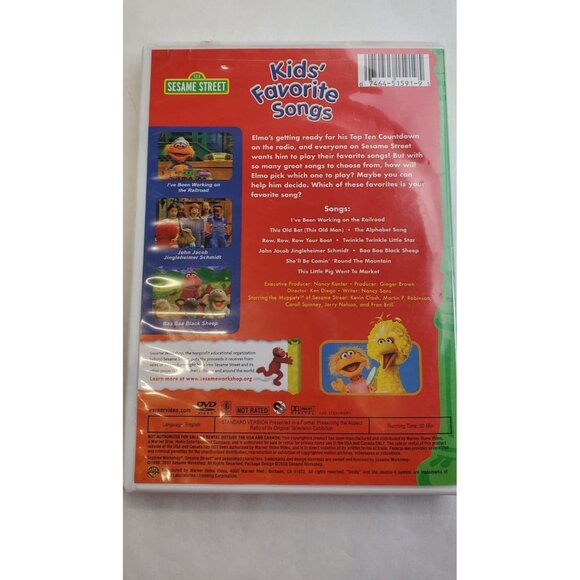 Sesame Street: Kids Favorite Songs - DVD 2001 - Picture 5 of 6